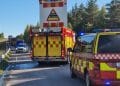 Furuvik: Kollision mellan lastbil och motorcykel