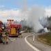 Söderhamn: Bilbrand vid trafikplats Styvje
