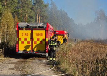 Gävle: Markbrand vid Syltorp