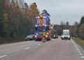 Söderhamn: Bilbrand på väg 50