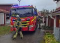 Söderhamn: Larm om radhusbrand